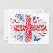 britische Identität Postkarte (Vorne/Hinten)