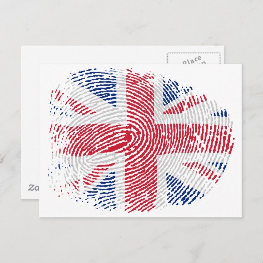 britische Identität Postkarte (Vorne/Hinten)