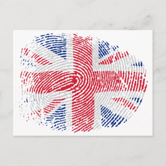britische Identität Postkarte