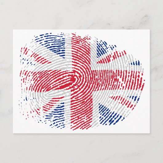 britische Identität Postkarte (Vorderseite)
