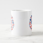 Britische Ikonen Jumbo-Tasse (Vorderseite)