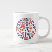 Britische Ikonen Jumbo-Tasse (Rechts)