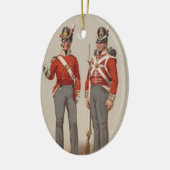 Britische Infanterie Keramikornament (Links)