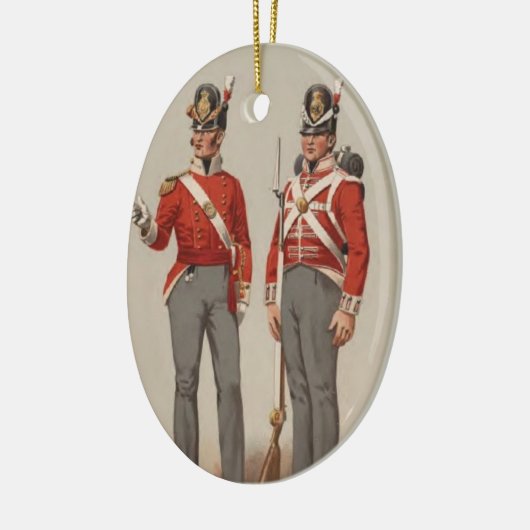 Britische Infanterie Keramikornament (Links)