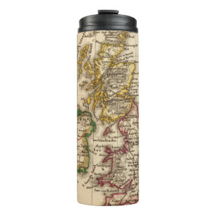 Britische Insel-Karte 2 Thermosbecher