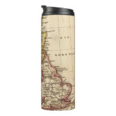 Britische Insel-Karte 2 Thermosbecher (Nach rechts gedreht)