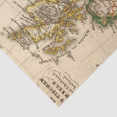 Britische Insel-Karte Seidenpapier (Ausschnitt)