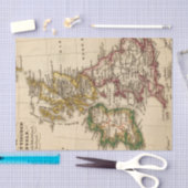 Britische Insel-Karte Seidenpapier (Handwerk)