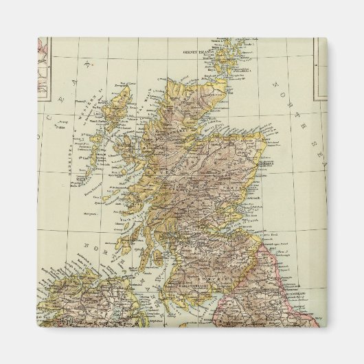 Britische Inseln 10 Magnet (Vorne)