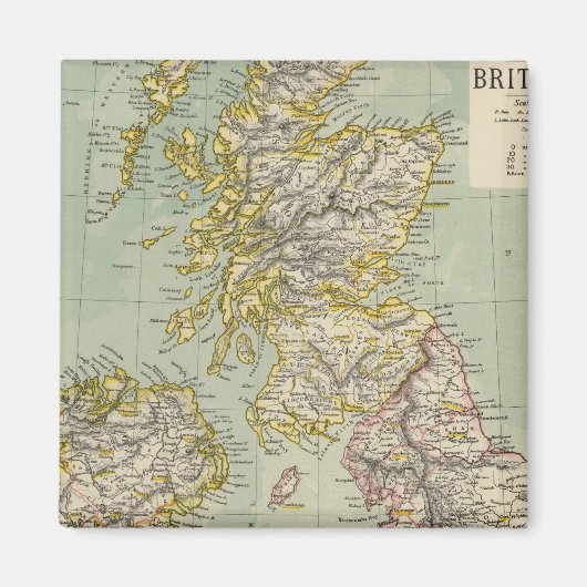 Britische Inseln 11 Magnet (Vorne)