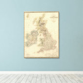 Britische Inseln 2 Leinwanddruck (Insitu (Holzboden))