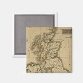 Britische Inseln 2 Magnet (Vorderseite/Rückseite)