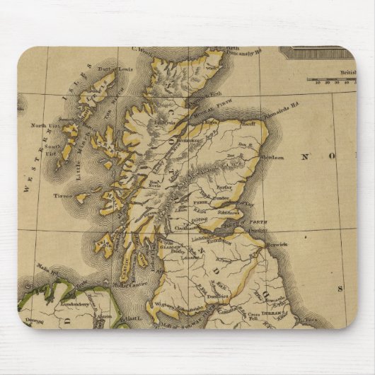 Britische Inseln 2 Mousepad (Vorne)