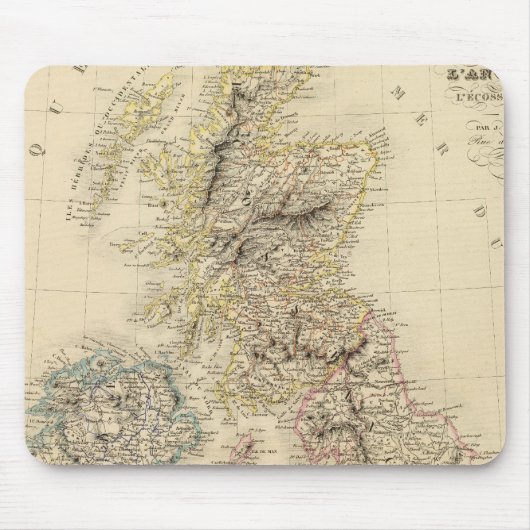 Britische Inseln 2 Mousepad (Vorne)