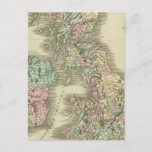 Britische Inseln 3 Postkarte (Vorderseite)