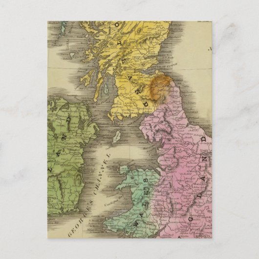 Britische Inseln 3 Postkarte (Vorderseite)