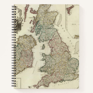 Britische Inseln 4 2 Notizblock