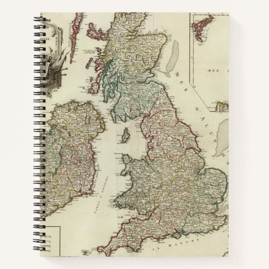 Britische Inseln 4 2 Notizblock (Vorderseite)