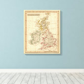 Britische Inseln 4 Leinwanddruck (Insitu (Holzboden))