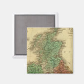 Britische Inseln 4 Magnet (Vorderseite/Rückseite)