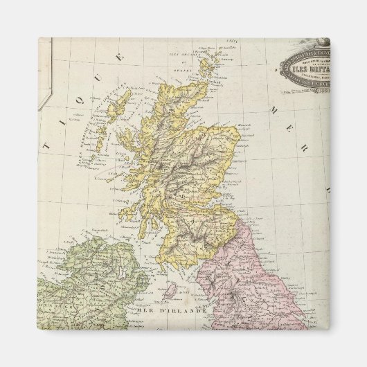 Britische Inseln 6 Magnet (Vorne)