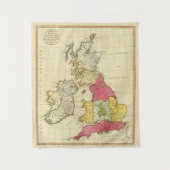 Britische Inseln 6 Wandteppich (Vorderseite)