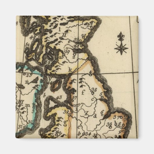 Britische Inseln 7 Magnet (Vorne)