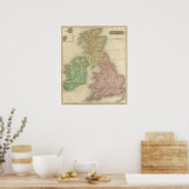 Britische Inseln 7 Poster (Küche)