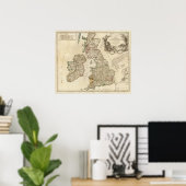 Britische Inseln 9 Poster (Heimbüro)