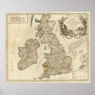 Britische Inseln 9 Poster