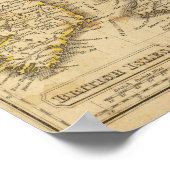 Britische Inseln, Asien Poster (Ecke)