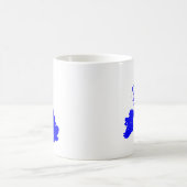Britische Inseln - Blau Kaffeetasse (Mittel)