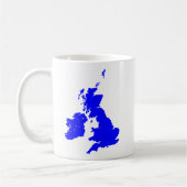 Britische Inseln - Blau Kaffeetasse (Links)