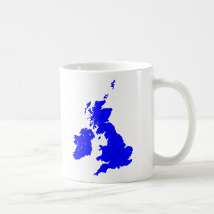 Britische Inseln - Blau Kaffeetasse