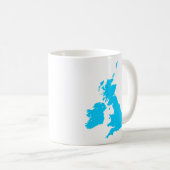 Britische Inseln - Blauer Blau Kaffeetasse (VorderseiteRechts)