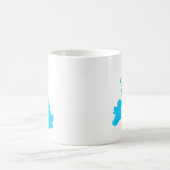 Britische Inseln - Blauer Blau Kaffeetasse (Mittel)