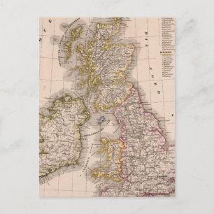 Britische Inseln, England, Irland Postkarte