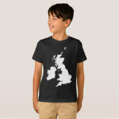 Britische Inseln im Weiß T-Shirt (Vorne ganz)