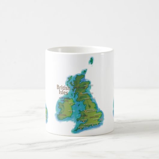 Britische Inseln Kaffeetasse (Mittel)