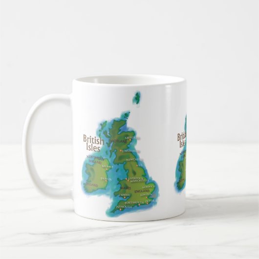 Britische Inseln Kaffeetasse (Links)