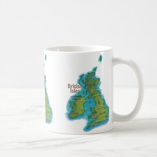 Britische Inseln Kaffeetasse (Rechts)