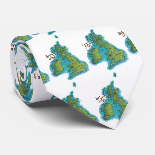 Britische Inseln Krawatte (Gerollt)