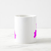 Britische Inseln - Magenta Kaffeetasse (Mittel)