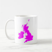 Britische Inseln - Magenta Kaffeetasse (Links)