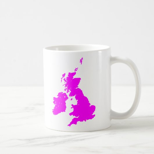 Britische Inseln - Magenta Kaffeetasse (Rechts)