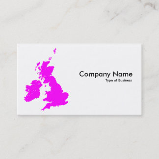 Britische Inseln - Magenta Visitenkarte