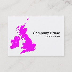 Britische Inseln - Magenta Visitenkarte