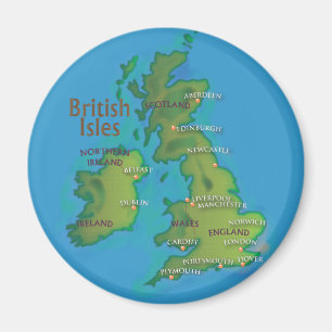 Britische Inseln Magnet