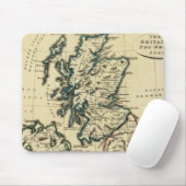 Britische Inseln mit umrissenen Grenzen Mousepad (Mit Mouse)