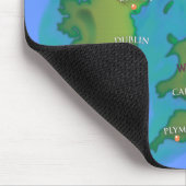 Britische Inseln Mousepad (Ecke)